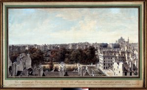 Blick auf Paris vom Belvedere von Monsieur Fournelle, Rue des Boulangers Saint Victor