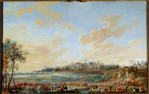 Krieg um die österreichische Erbfolge: Einzug von König Ludwig XV in Mons, 30. Mai