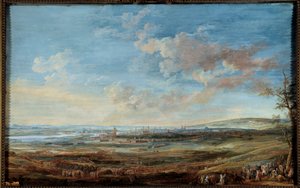 Krieg um die österreichische Erbfolge (1741-1748): Belagerung der Stadt Maastricht durch die Marschälle von Sachsen und Lowendal vom 16. April bis 10. Mai 1748 von Louis Nicolas van Blarenberghe