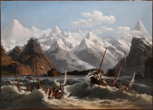 Schiffswrack vor der Küste Alaskas