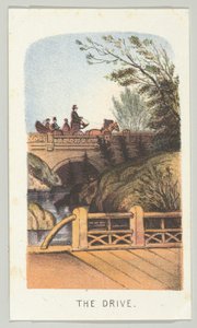 Die Fahrt, aus der Serie, Ansichten im Central Park, New York, Teil 2 von Louis Prang