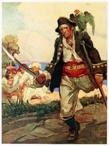 Frontispiz aus Die Schatzinsel, veröffentlicht 1915