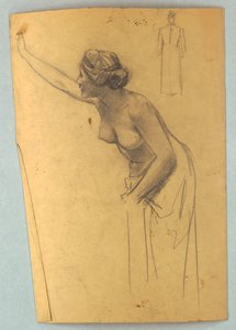 Studie einer nackten Figur