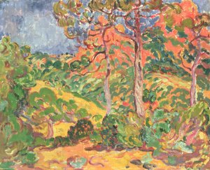 Sonne durch die Bäume, ca. 1908-09 von Louis Valtat