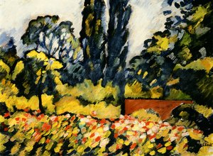 Der Blumengarten in Choisel, ca. 1931 von Louis Valtat