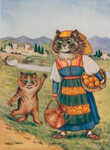 Bitte, ich möchte eine Orange von Louis Wain