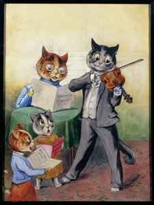 Die musikalische Familie von Louis Wain