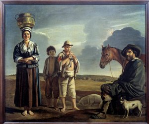 La halte du horalier von Louis le Nain