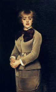 Porträt der Schauspielerin Jeanne Samary, 1879