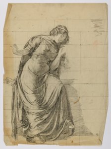Ohne Titel (Verhüllte weibliche Figur) von Louise Cox