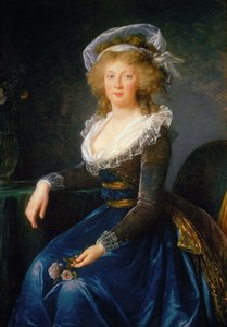 Porträt von Maria Theresia von Neapel und Sizilien 1772-1807, um 1790 von Elisabeth Louise Vigee Lebrun