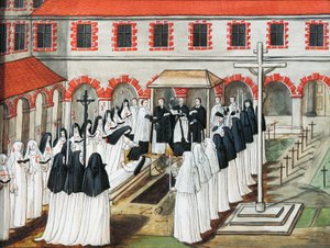 Abtei Port-Royal-des-Champs, Beerdigung einer Nonne