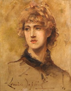 Ein Porträtskizze von Louise nee Goode Jopling