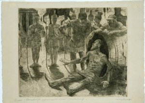 Alexander und Diogenes von Lovis Corinth