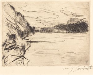 Am Walchensee, 1923 von Lovis Corinth