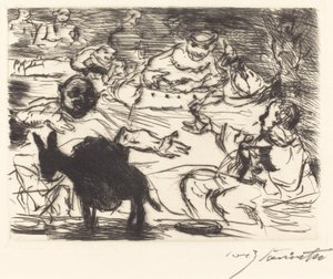 Das Gastmahl des Trimalchio: Tafel V, 1919 von Lovis Corinth