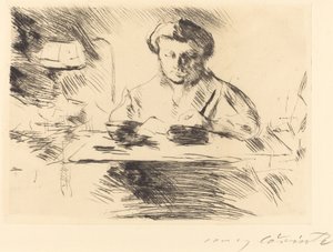 Die Gattin des Künstlers von Lovis Corinth