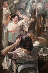 Vor dem Spiegel von Lovis Corinth