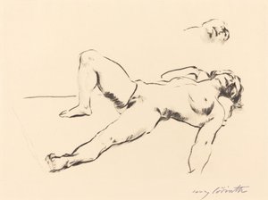 Liegender weiblicher Akt II von Lovis Corinth