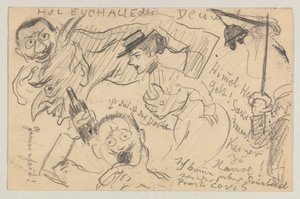 Lovis Corinth an Carl Strathmann: Postkarte, Poststempel 20. September 1901