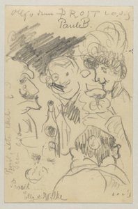 Lovis Corinth an Carl Strathmann: Postkarte, Poststempel 23. September 1905