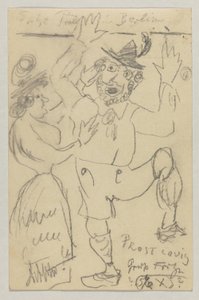 Lovis Corinth an Carl Strathmann: Postkarte, Poststempel 25. Februar 1904 von Lovis Corinth