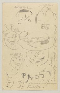 Lovis Corinth an Carl Strathmann: Postkarte, Poststempel 27. März 1905