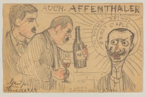 Lovis Corinth an Carl Strathmann: Postkarte, Poststempel 28. September 1896 von Lovis Corinth