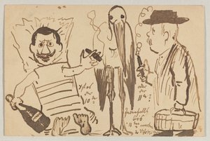 Postkarte, Poststempel 3. September 1902 von Lovis Corinth