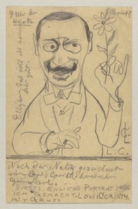 Lovis Corinth an Fräulein Elly Franke: Postkarte, Poststempel 28. August 1897 von Lovis Corinth