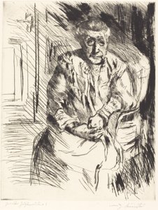 Meine Schwiegermutter, 1919 von Lovis Corinth