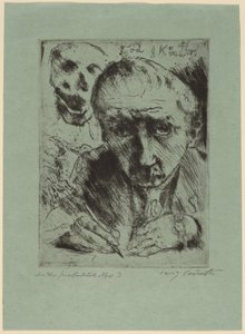 Tod und Künstler von Lovis Corinth