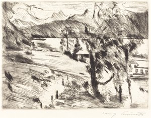 Walchensee Landschaft, 1919 von Lovis Corinth