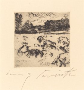 Weidende Schafe von Lovis Corinth