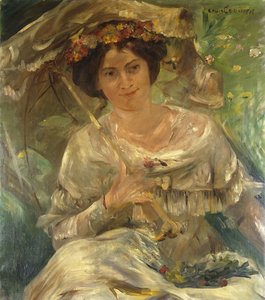 Frau im Sonnenschein