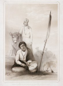 Fakeer, der der Suite des Generalgouverneurs im Lager angehört, 1844 von Lowes Dickinson