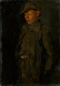Stehender Junge