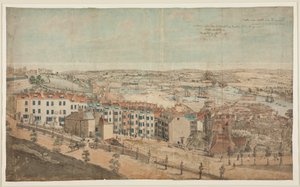 Vorbereitende Skizze für Ansicht von Granby Hill, Clifton, vom Westen von Lt.Col.William Booth