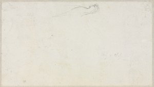 Skizze einer Sphinx [] verso, um 1879-80