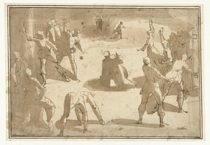 Steinigung des Stephanus von Luca Cambiaso