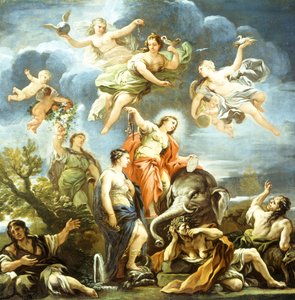 Allegorie der Mäßigung von Luca Giordano