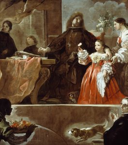 Hommage an Velazquez für den Grafen von Santiesteban von Luca Giordano