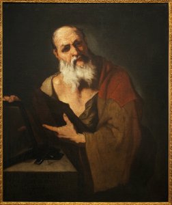 Platon (424-348 v. Chr.). Gemälde von Luca Giordano (1634-1705), Öl auf Leinwand von Luca Giordano