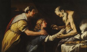 Vorstellung von Jakob bei Isaak von Luca Giordano