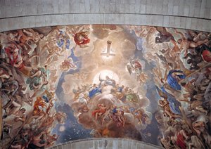 Die Auferstehung der Toten, Decke des Klosters von St. Lawrence von Escorial (San Lorenzo de Escorial), Spanien