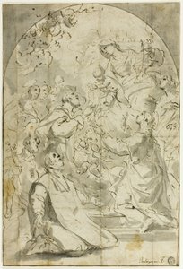 Vision des Heiligen Dominikus von Luca Giordano