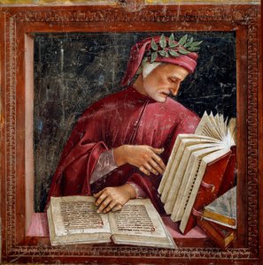Darstellung des italienischen Dichters Dante Alighieri von Luca Signorelli
