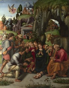 Die Anbetung der Hirten, ca. 1496 von Luca Signorelli