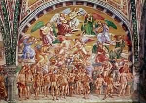 Die Berufung der Auserwählten in den Himmel von Luca Signorelli