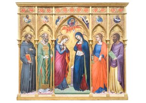 Verkündigung mit Heiligen und Propheten